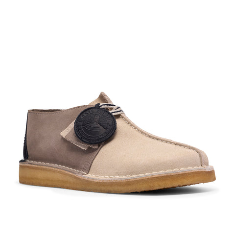 Clarks Desert Trek 26186740 Mens Gray Suede Oxfords & Lace Ups Casual Shoes