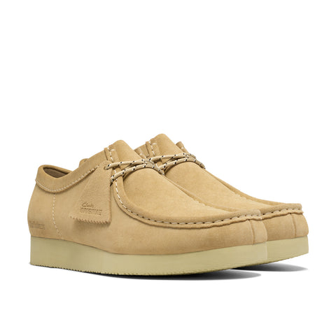 Clarks Wallabee Lite 26327369 Mens Beige Oxfords & Lace Ups Casual Shoes 