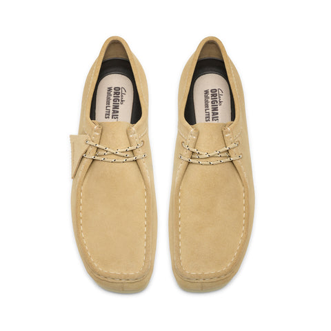 Clarks Wallabee Lite 26327369 Mens Beige Oxfords & Lace Ups Casual Shoes 