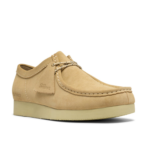 Clarks Wallabee Lite 26327369 Mens Beige Oxfords & Lace Ups Casual Shoes 