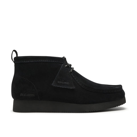 Clarks Wallabee Boot Lite 26328722 Mens Black Suede Lace Up Chukkas Boots