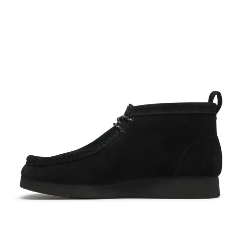 Clarks Wallabee Boot Lite 26328722 Mens Black Suede Lace Up Chukkas Boots