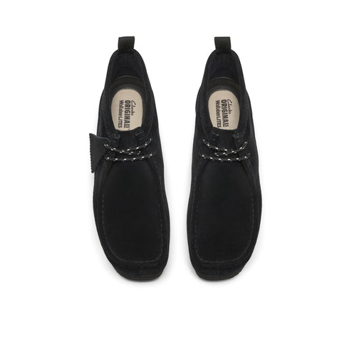 Clarks Wallabee Boot Lite 26328722 Mens Black Suede Lace Up Chukkas Boots