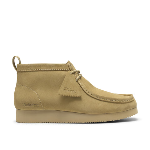 Clarks Wallabee Boot Lite 26328723 Mens Beige Suede Lace Up Chukkas Boots