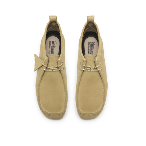 Clarks Wallabee Boot Lite 26328723 Mens Beige Suede Lace Up Chukkas Boots