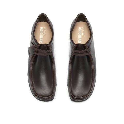 Clarks Wallabee 26329513 Mens Brown Leather Oxfords & Lace Ups Casual Shoes