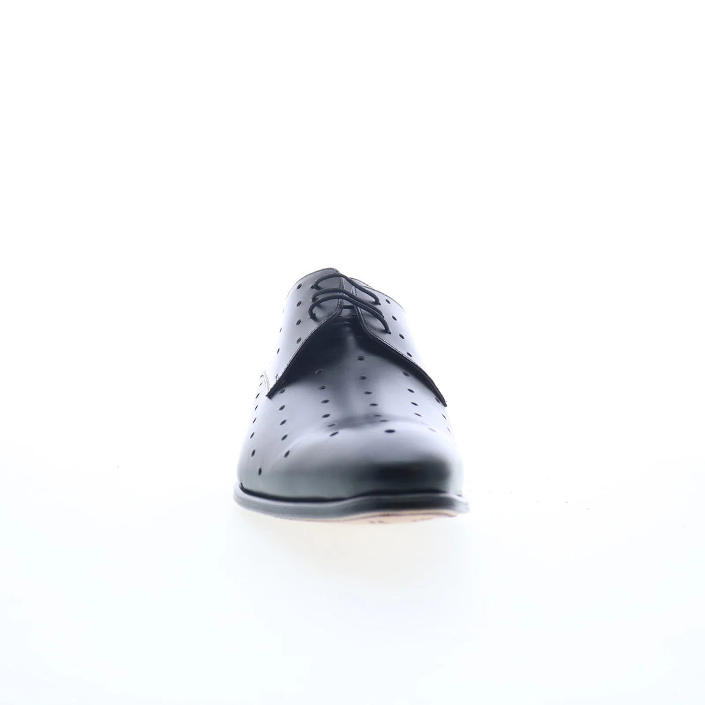 Mezlan 26430 Mens Black Leather Lace Up Oxfords & Lace Ups Casual Shoe ...