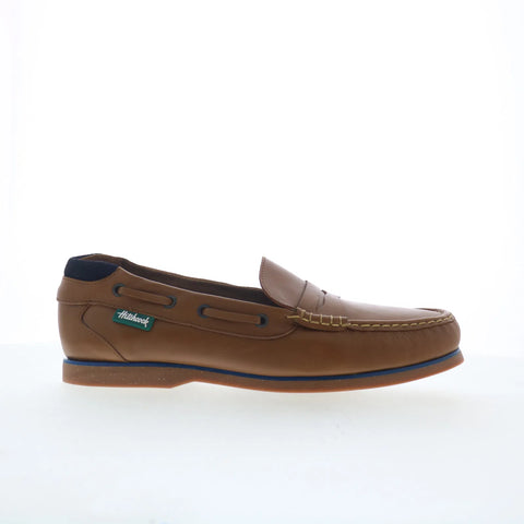Hitchcock Boat Solo Lo..Mens Brown Extra Extra Wide 5E Loafers Penny Shoes