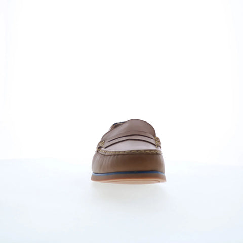Hitchcock Boat Solo Lo..Mens Brown Extra Extra Wide 5E Loafers Penny Shoes