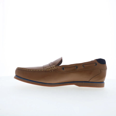 Hitchcock Boat Solo Lo..Mens Brown Extra Extra Wide 5E Loafers Penny Shoes