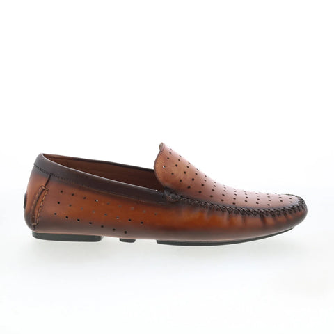 Mezlan 26797 Mens Brown Leather Slip On Loafers & Slip Ons Casual Shoes