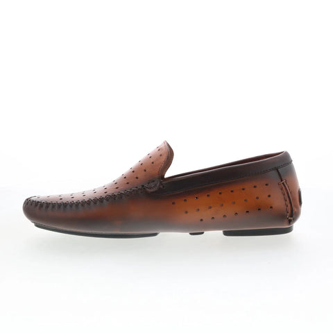 Mezlan 26797 Mens Brown Leather Slip On Loafers & Slip Ons Casual Shoes