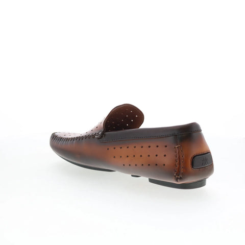 Mezlan 26797 Mens Brown Leather Slip On Loafers & Slip Ons Casual Shoes