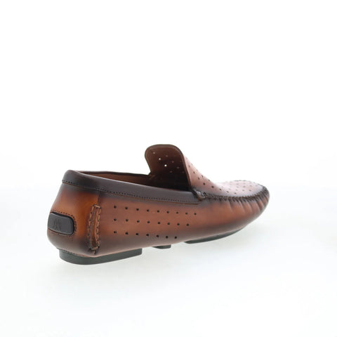 Mezlan 26797 Mens Brown Leather Slip On Loafers & Slip Ons Casual Shoes