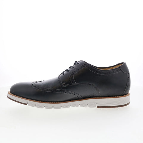 Johnston & Murphy 27-1747 Mens Black Oxfords Wingtip & Brogue Shoes