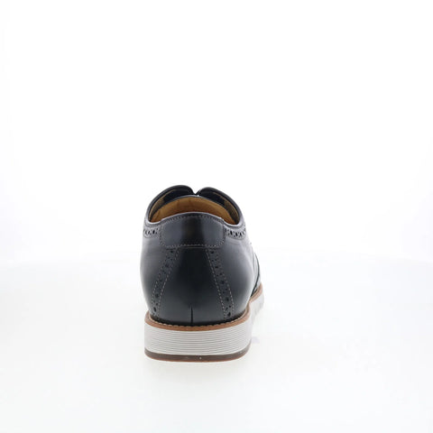 Johnston & Murphy 27-1747 Mens Black Oxfords Wingtip & Brogue Shoes