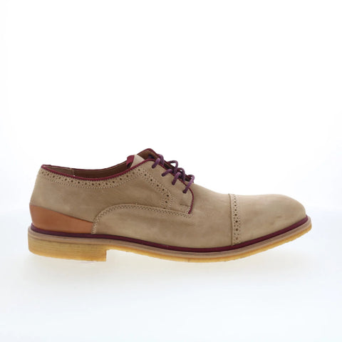 Johnston & Murphy 27-1916 Mens Brown Oxfords & Lace Ups Cap Toe Shoes