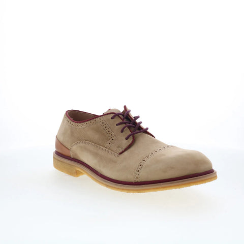 Johnston & Murphy 27-1916 Mens Brown Oxfords & Lace Ups Cap Toe Shoes