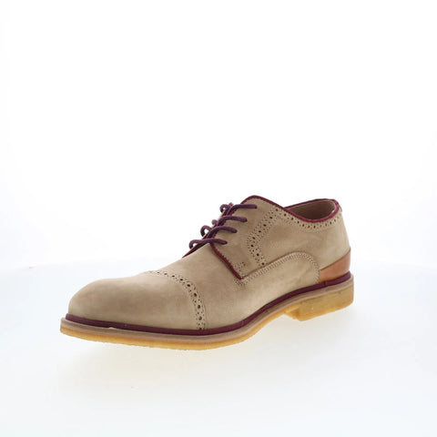 Johnston & Murphy 27-1916 Mens Brown Oxfords & Lace Ups Cap Toe Shoes