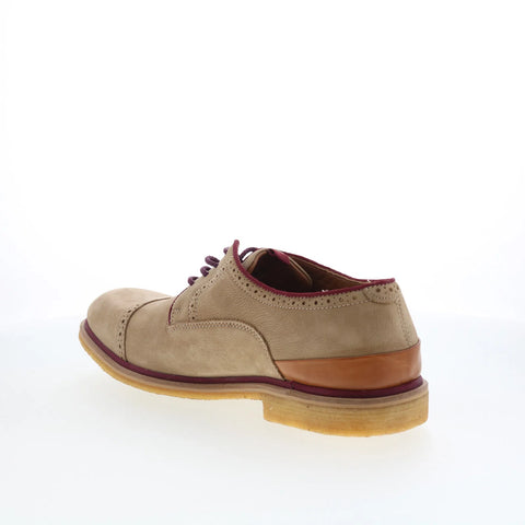 Johnston & Murphy 27-1916 Mens Brown Oxfords & Lace Ups Cap Toe Shoes