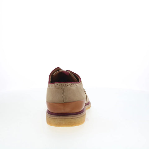 Johnston & Murphy 27-1916 Mens Brown Oxfords & Lace Ups Cap Toe Shoes