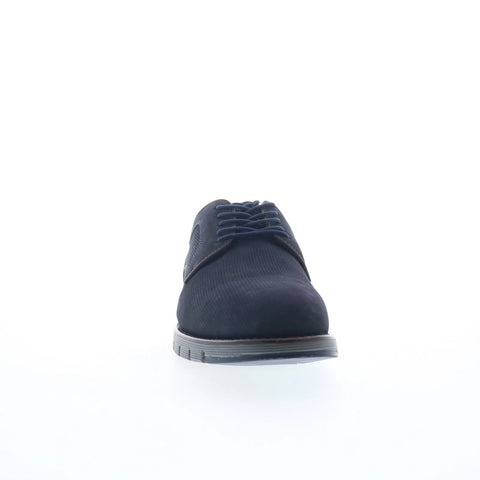 Johnston & Murphy 27-2239 Mens Blue Nubuck Oxfords & Lace Ups Casual Shoes