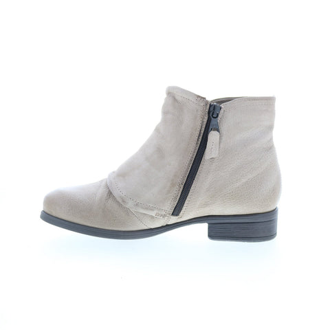 Miz Mooz Spring 275229-101-6477 Womens Gray Leather Ankle & Booties Boots