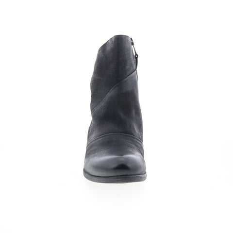 Miz Mooz Swell 275230-102-6002 Womens Black Leather Ankle & Booties Boots
