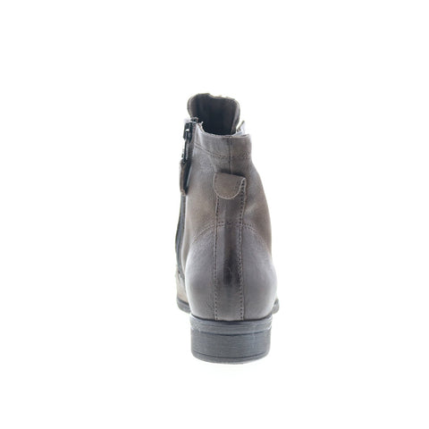 Miz Mooz Story 275254-101-6272 Womens Gray Leather Ankle & Booties Boots