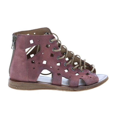 Miz Mooz Florence 279012 Womens Brown Suede Gladiator Sandals Shoes