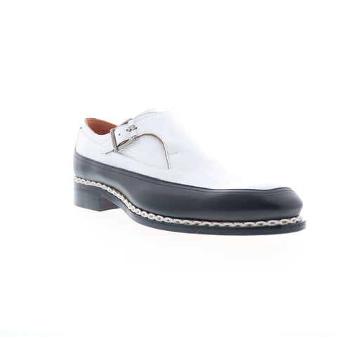 Mezlan Cadena 28066 Mens White Leather Loafers & Slip Ons Casual Shoes