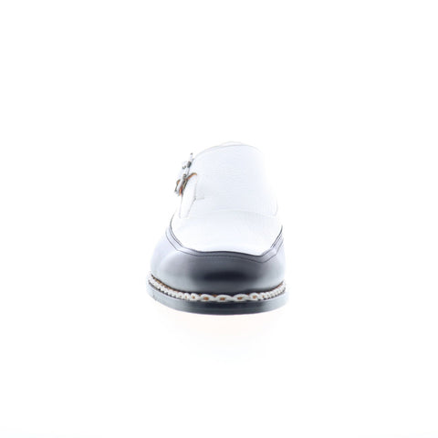 Mezlan Cadena 28066 Mens White Leather Loafers & Slip Ons Casual Shoes