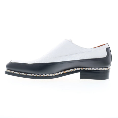 Mezlan Cadena 28066 Mens White Leather Loafers & Slip Ons Casual Shoes