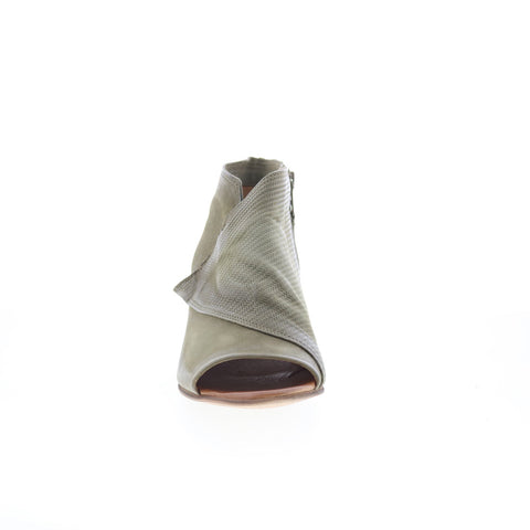 Miz Mooz Camp 286062-101-6934 Womens Gray Leather Ankle & Booties Boots