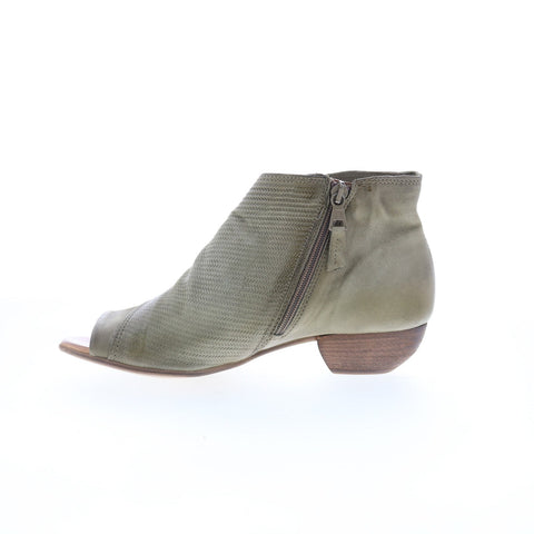 Miz Mooz Camp 286062-101-6934 Womens Gray Leather Ankle & Booties Boots