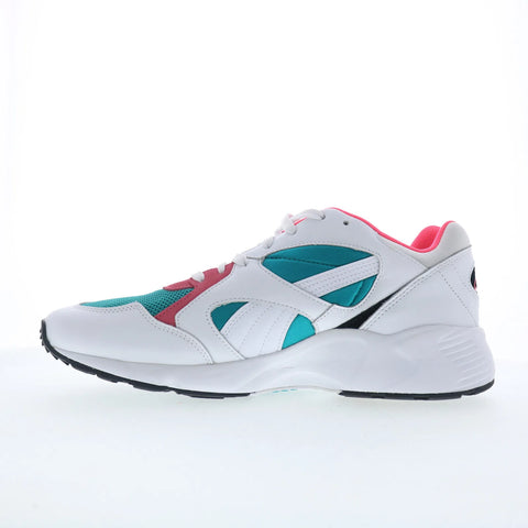 Puma Prevail 38656904 Mens White Leather Lace Up Lifestyle Sneakers Shoes