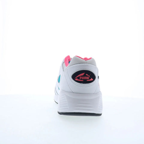 Puma Prevail 38656904 Mens White Leather Lace Up Lifestyle Sneakers Shoes