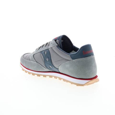 Saucony Jazz Lowpro 2866-133 Mens Gray Suede Lifestyle Sneakers Shoes