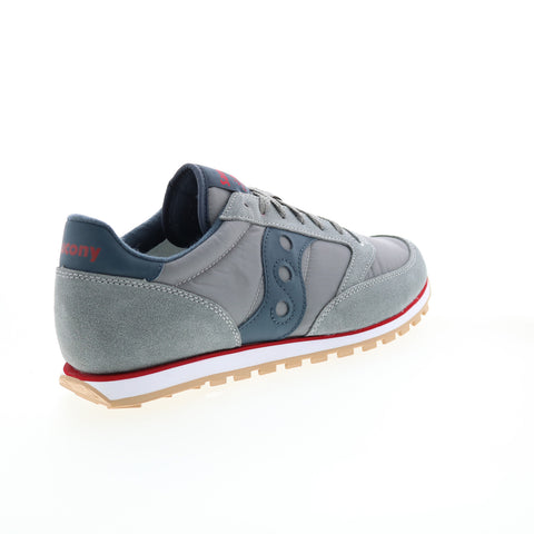Saucony Jazz Lowpro 2866-133 Mens Gray Suede Lifestyle Sneakers Shoes