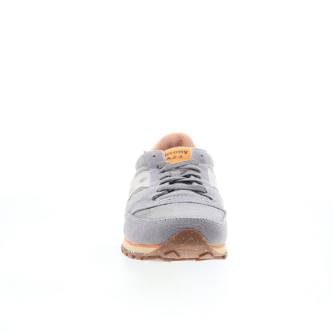 Saucony Jazz Low Pro Vegan 2887-15 Mens Gray Canvas Lifestyle Sneakers Shoes