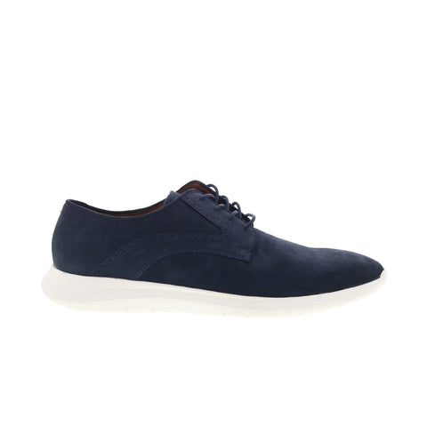 Johnston & Murphy Hennings Plain Toe Mens Blue Oxfords Plain Toe Shoes