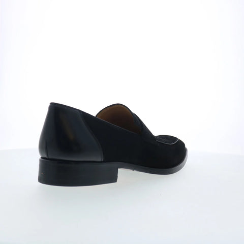 Mezlan 29000 Mens Black Suede Slip On Loafers & Slip Ons Penny Shoes