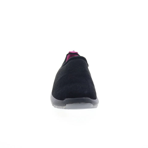 Bearpaw Jack 2919W-011 Womens Black Suede Slip On Lifestyle Sneakers Shoes