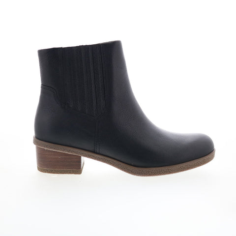 Dansko Daisie 2931-472300 Womens Black Leather Zipper Casual Dress Boots