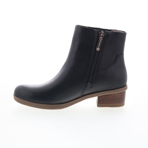 Dansko Daisie 2931-472300 Womens Black Leather Zipper Casual Dress Boots