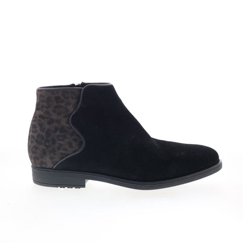 Bos. & Co. Rural 29419 Womens Black Suede Zipper Casual Dress Boots