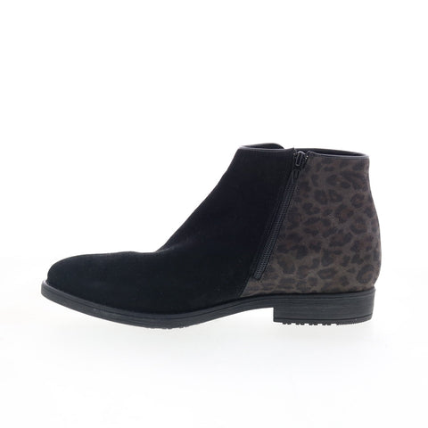 Bos. & Co. Rural 29419 Womens Black Suede Zipper Casual Dress Boots