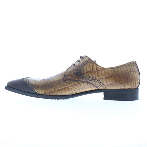 Debut Shara 299 Mens Brown Oxfords & Lace Ups Wingtip & Brogue Shoes