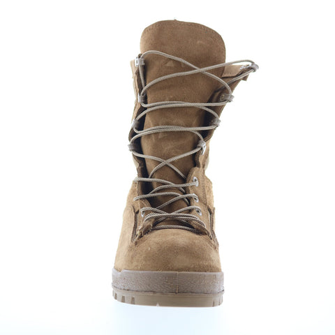 McRae Army Temp Made In USA 2CTW Mens Brown Narrow Suede Tactical Boots