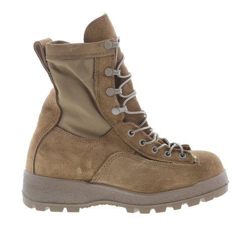 McRae Army Temp Made In USA 2CTW Mens Brown Wide Suede Tactical Boots